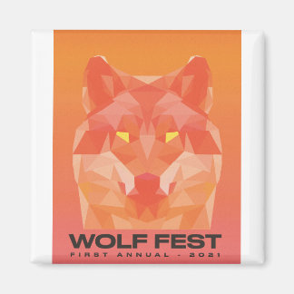 2021 Wolf Fest Magnet