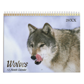 2021 Wolves Wildlife Calendar