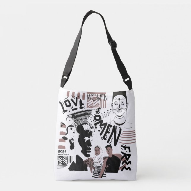 2021 Women's Day Tote, Sisters X Design fundraiser Crossbody Bag (Back)