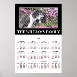 2021 Your Favorite Photo Custom Calendar Poster