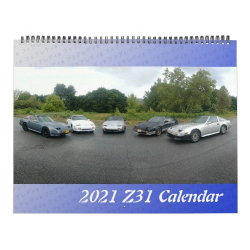 2021 Z31 Calendar