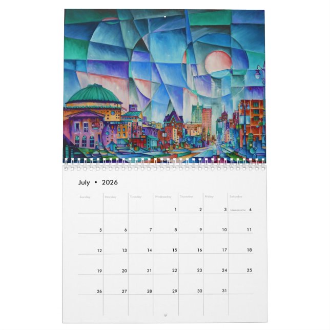 2021Detroit Calendar by Timothy Orikri (Jul 2026)