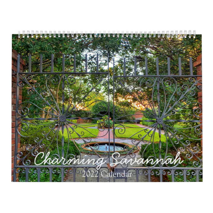 2022 (*11X14) Savannah Photo Calendar Cpb | Zazzle.com