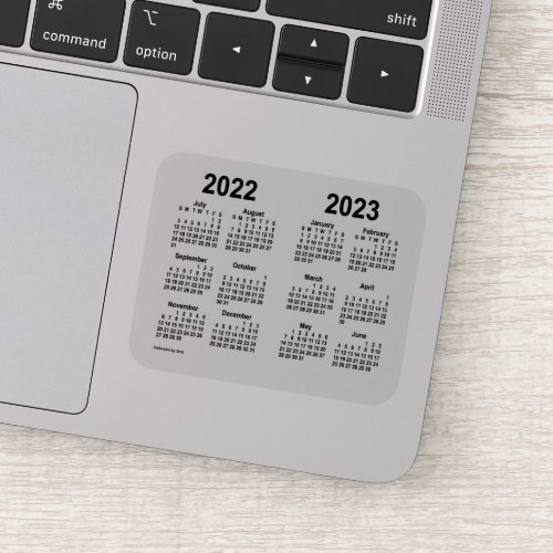 2022_2023 School Year Calendar by Janz Transparent Sticker