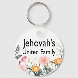 Detailed4UCollection Trust in Jehovah Keychain - English or Spanish