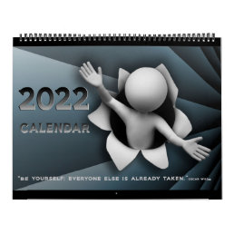 2022 3D Peeps Large Calendar with Quotes