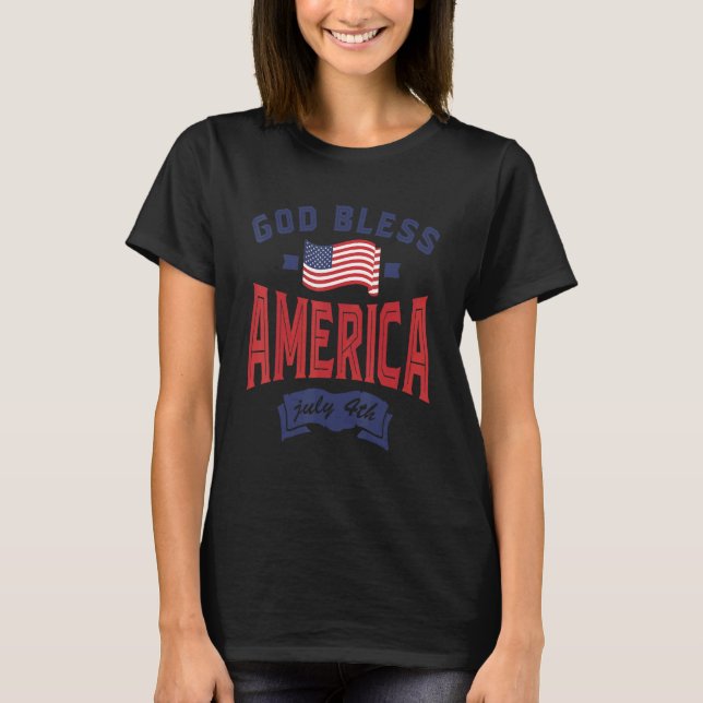 2022 4th Of July Independence Day Us American Flag T-Shirt (Front)