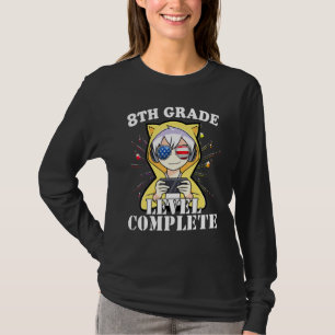 2022 8th Grade Graduation Boy Gamer Sunglasses Ame T-Shirt