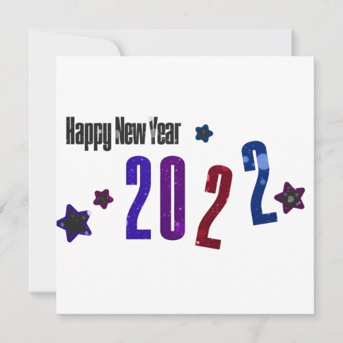 2022 A premium and elegant Happy New Year Holiday Card