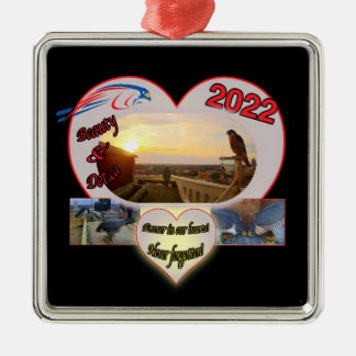 2022 Beauty and Dot.ca Square Memorial Ornament