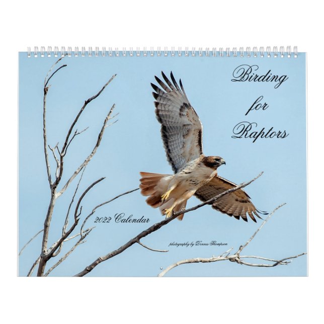 2022 Birding for Raptors Calendar (Cover)