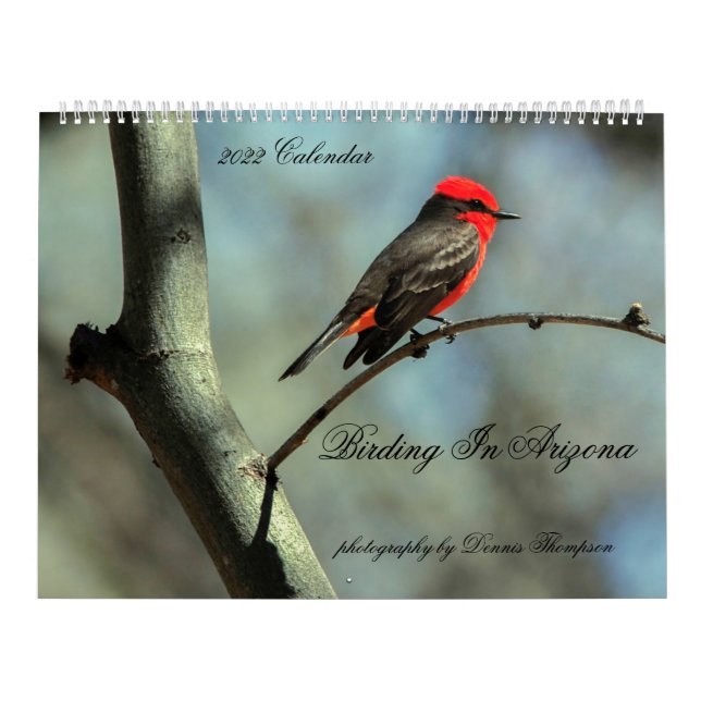 2022 Birding in Arizona Calendar (Cover)