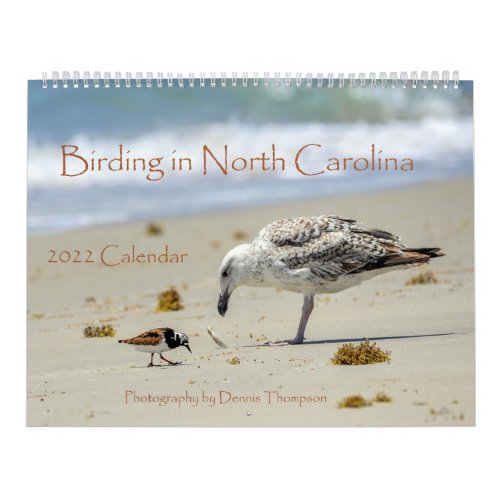 2022 Birding in North Carolina Calendar