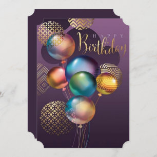 2022 birthday cards, invitation