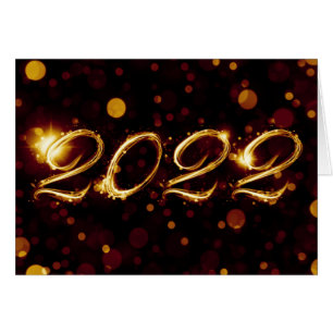 2022 (bokeh lights) cards