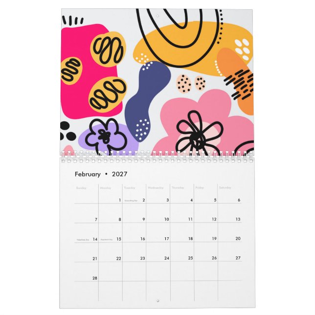 2022 Calendar (Feb 2027)