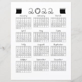 2022 Calendar Fabric Font Bolts Textiles 