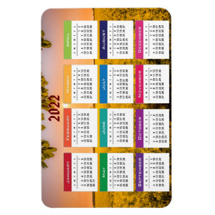 2022 Calendar Magnet