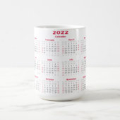 2022 Calendar Morphing Mug (Center)