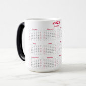 2022 Calendar Morphing Mug (Front Left)