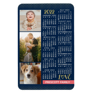 2022 Calendar (See Description for New Version)  Magnet