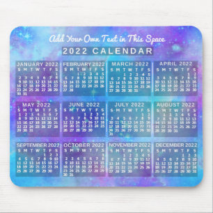 2022 Calendar (See Description for New Version) Mouse Pad