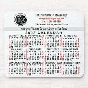 2022 Calendar (See Description for New Version)  Mouse Pad