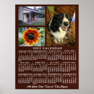 2022 Calendar (See Description for New Version)  Poster