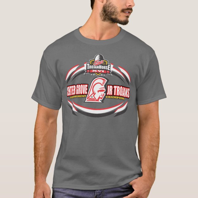 2022 Center Grove Trojan Horse Championship Team T-Shirt (Front)
