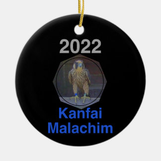 2022 Ceramic Circle Ornament Kanfai Malachim