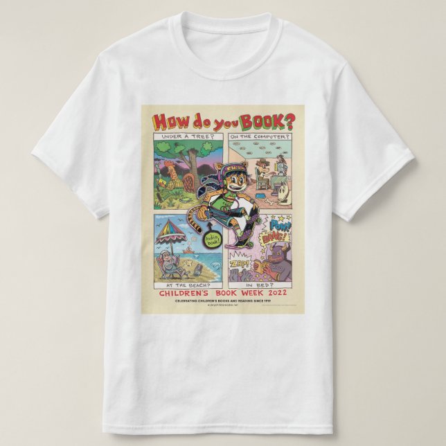 2022 Children's Book Week Poster T-Shirt (Design Front)