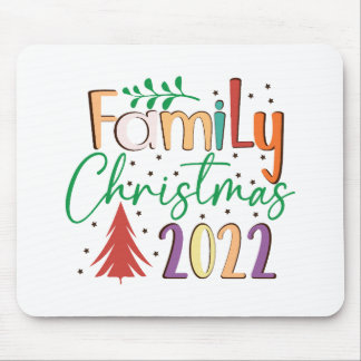 2022 Christmas Family Mouse Pad