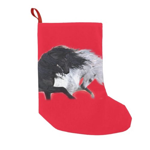 2022 Christmas Horses pick color Small Christmas Stocking