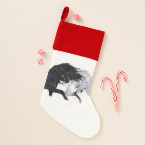 2022 Christmas Horses ver2 Christmas Stocking