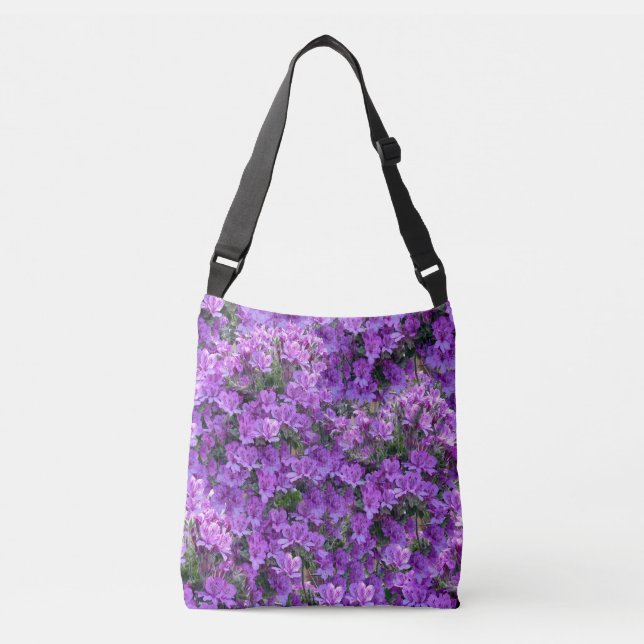2022 color of the year flowers crossbody bag (Front)