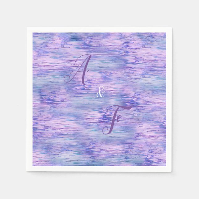 2022 color of the year water reflection napkins (Front)