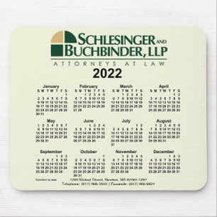 2022 Custom Calendar by Janz Mouse Pad