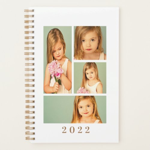 2022 Custom Made Photo Planner Journal Diary