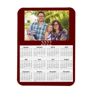 2022 Customized Photo Calendar Mini Magnet