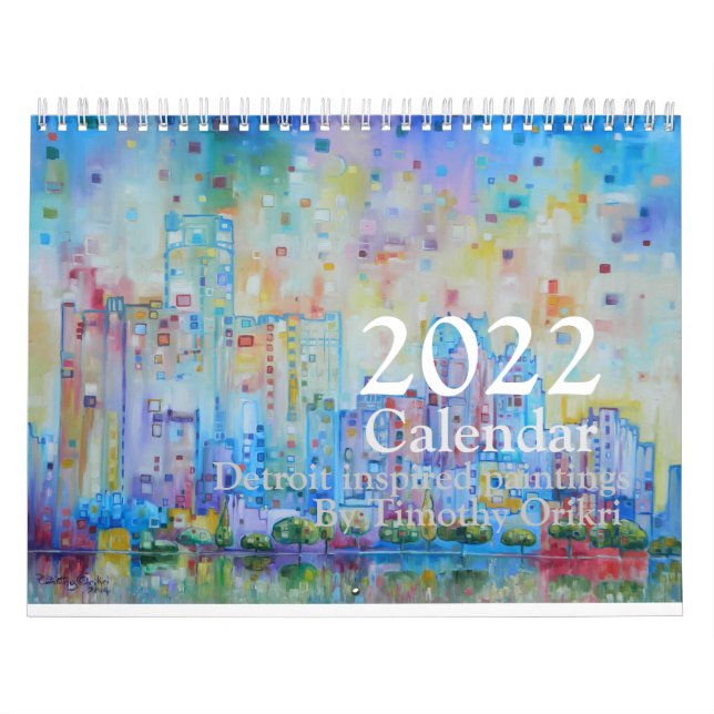 2022 Detroit Calendar (Cover)