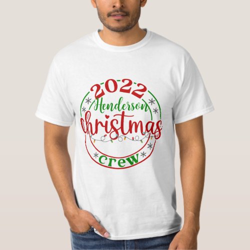2022 Family Christmas Matching T_Shirt