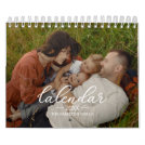 2022 Family Custom Photo Chic Script Calendar 2022 Family Custom Photo Chic Script Calendar