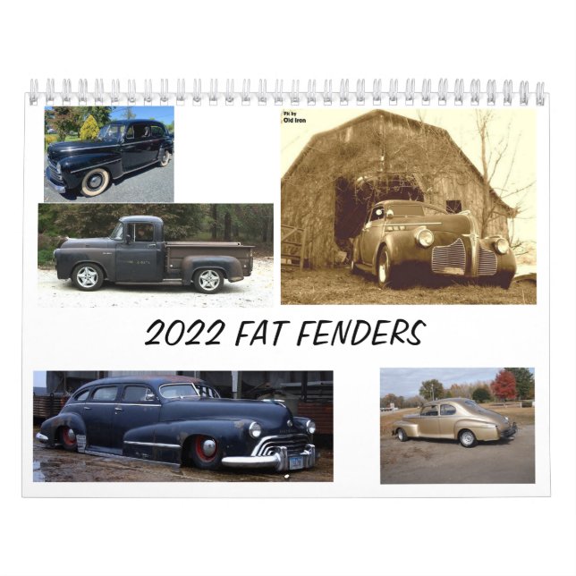 2022 Fat Fenders Calendar (Cover)