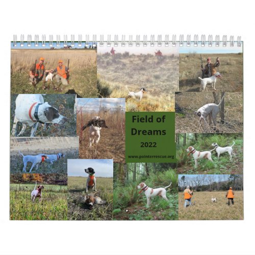 2022 Field of Dreams Upland Birdhunting Calendar