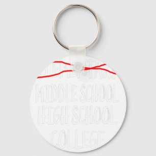 2022 Funny Elementary School Graduation 6th Grade  Keychain