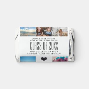 2022 Graduation 8 Photo School College Logo Party Hershey's Miniatures