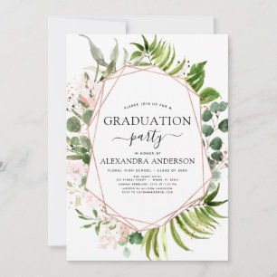 2022 Graduation Eucalyptus Greenery Invitation