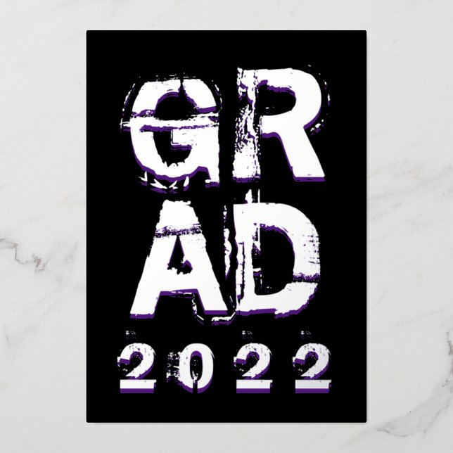 2022 Graduation Foil Announcement (Front)