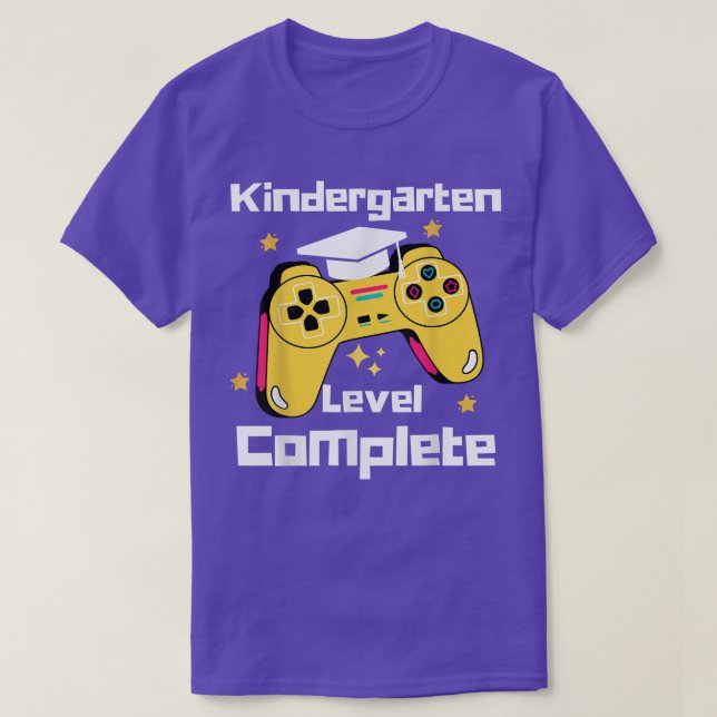 2022 Graduation Shirt Kindergarten Level Complete  (Design Front)