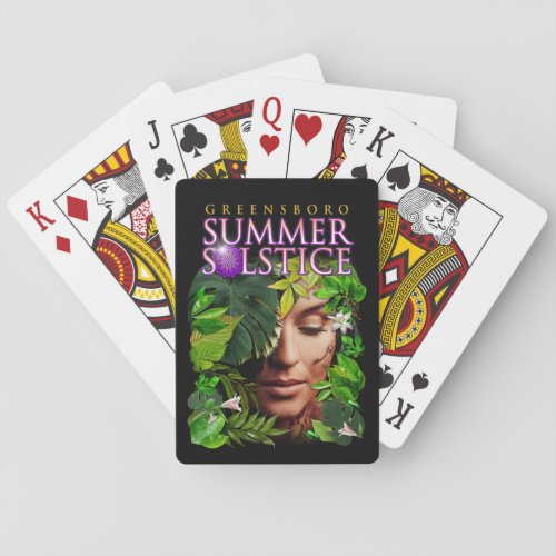 2022 Greensboro Summer Solstice Festival Souvenir Playing Cards
